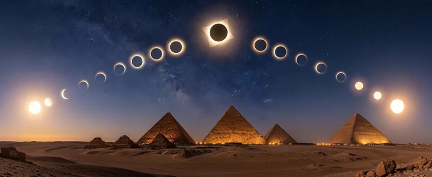 Eclipse Egipto Pirámides