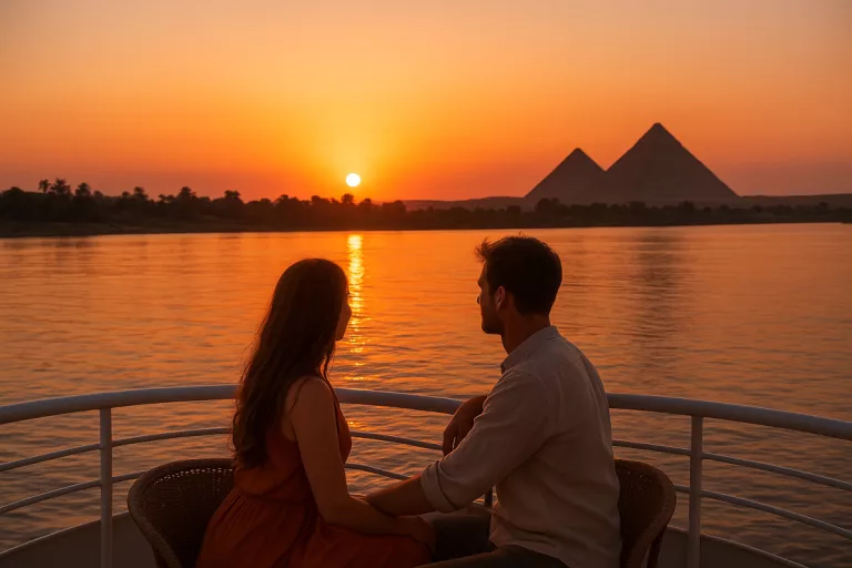 Egipto puede ser un destino romántico