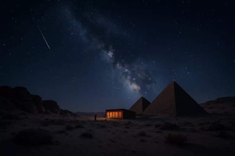 Baja contaminación lumínica en Egipto