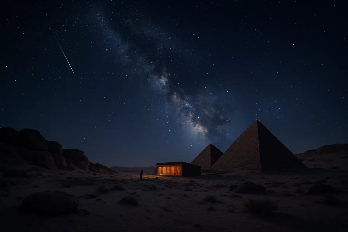 Baja contaminación lumínica en Egipto