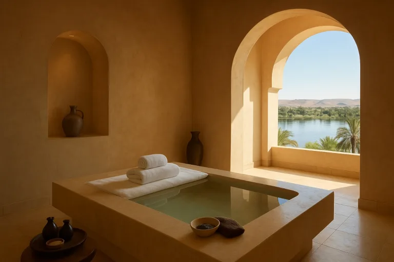 Egipto también esconde lugares relajantes