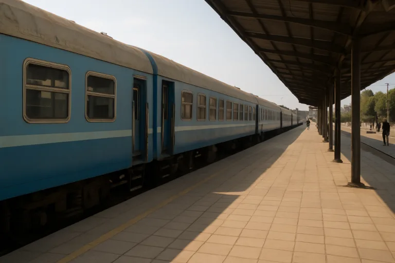 Viajar en tren por Egipto