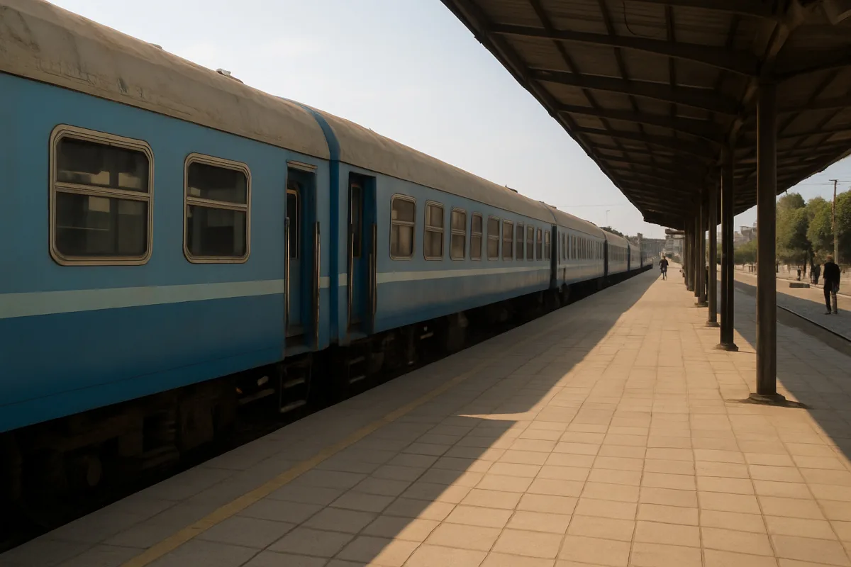 Viajar en tren por Egipto