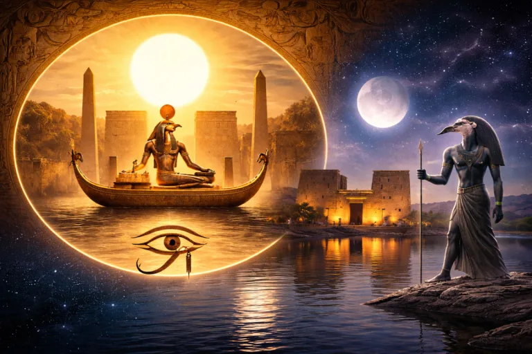 Simbolismo del Sol y la luna en Egipto